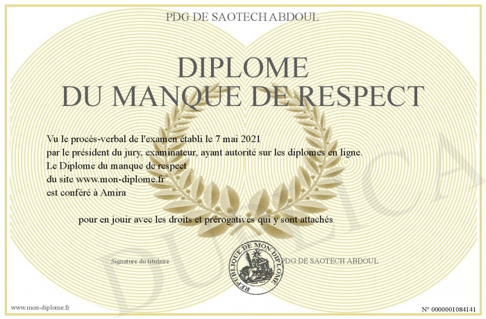 Diplome-du-manque-de-respect