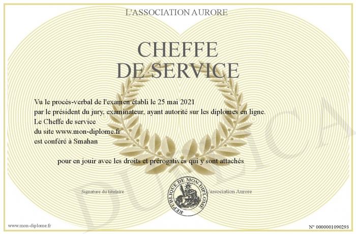 Cheffe-de-service