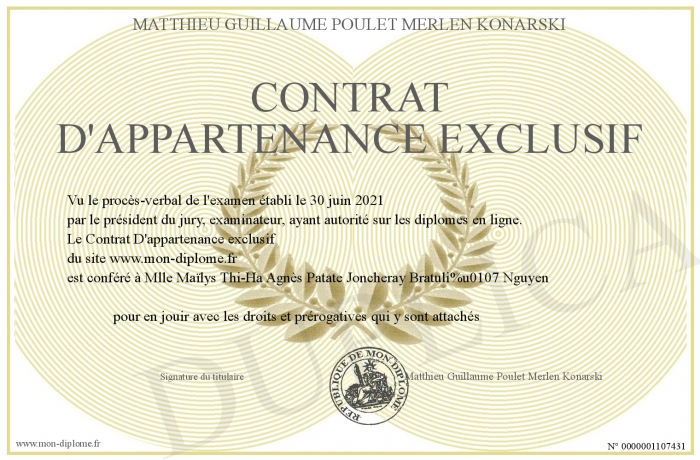 contrat-d-appartenance-exclusif