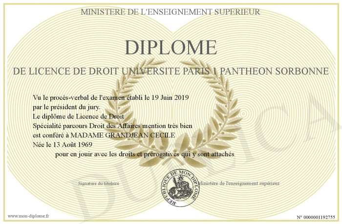 Diplome-de-Licence-de-Droit-Universite-Paris-1-Pantheon-Sorbonne