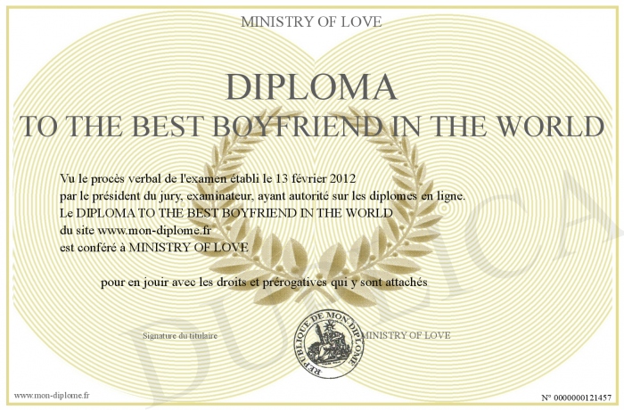 the best boyfriend in the world artinya