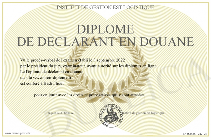 Diplome-de-declarant-en-douane