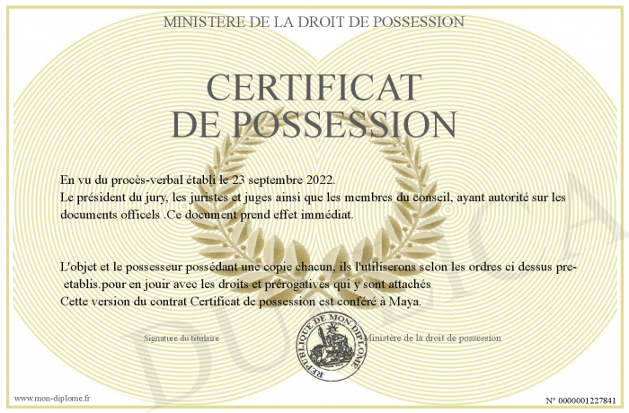 Certificat-de-possession
