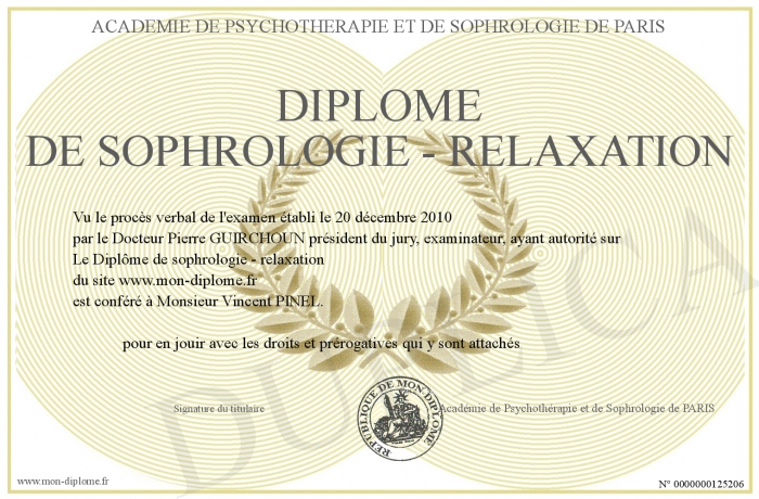 Formation Sophrologie à Distance Reconnue Par L Etat
