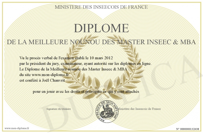 diplome inseec