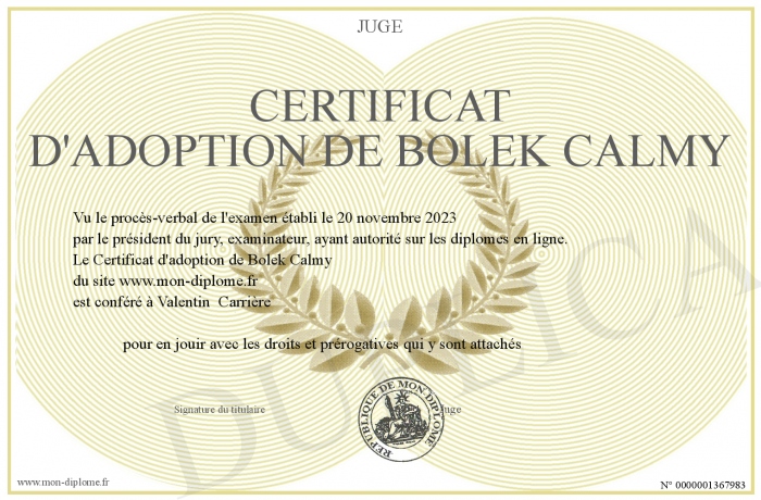 Certificat-d-adoption-de-Bolek-Calmy
