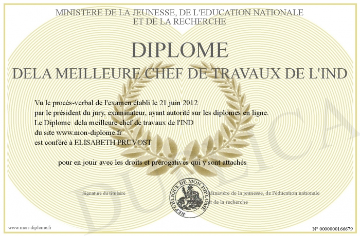 diplome ind