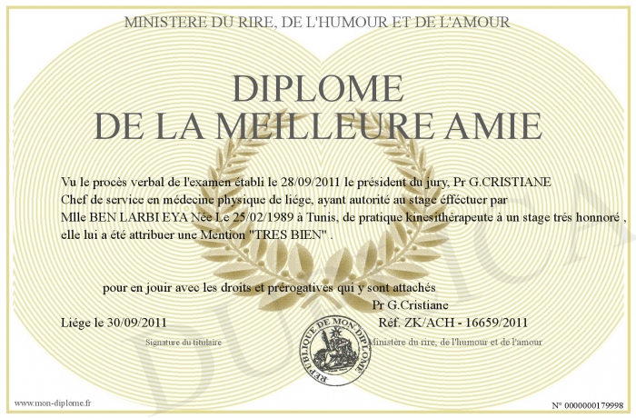 Video De Comment Faire Un Diplome Pour Sa Meilleure Amie