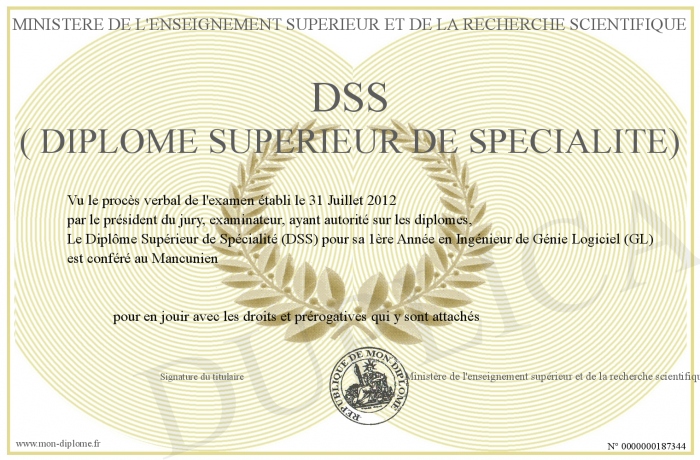 diplome superieur