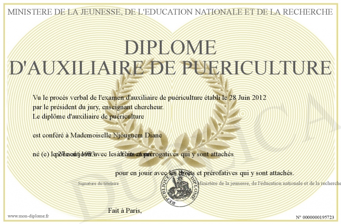 Diplomedauxiliairedepuericulture