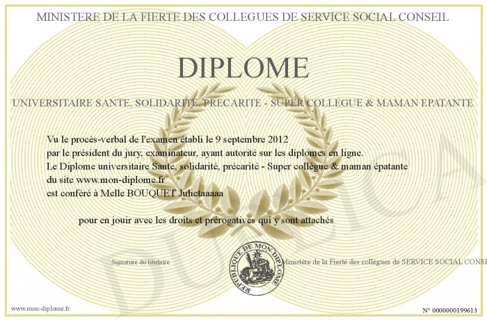diplome universitaire sante
