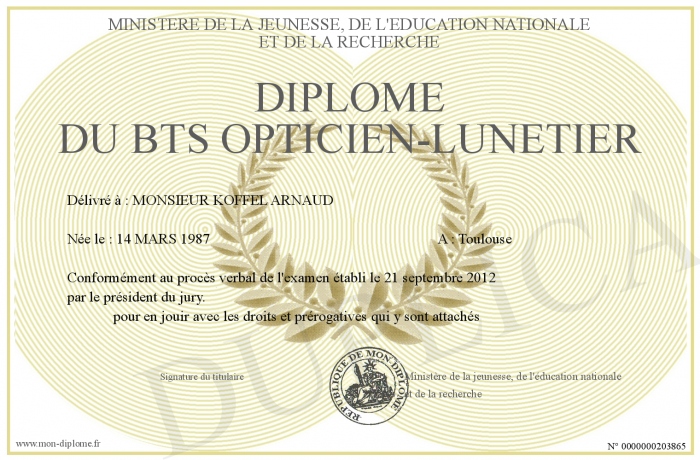 DiplomeduBTSOpticienLunetier