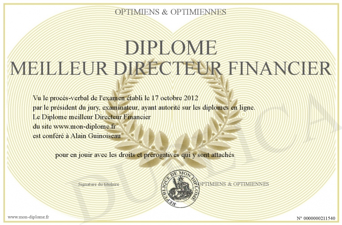Doddier Financier Page De Garde
