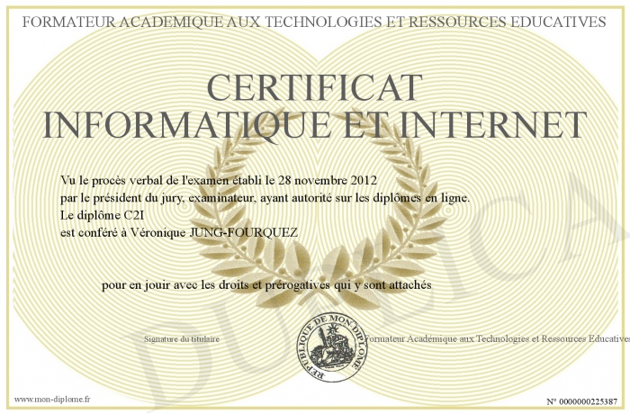 CertificatInformatiqueetInternet