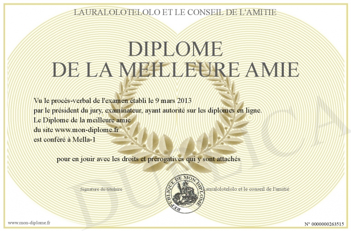 Mon Diplome