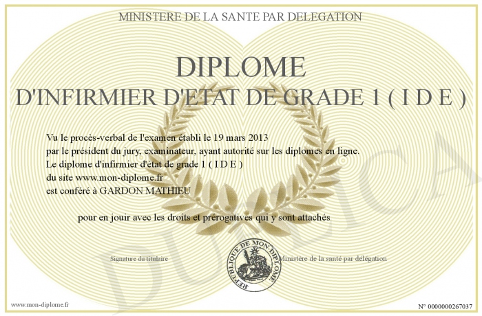 diplome ide