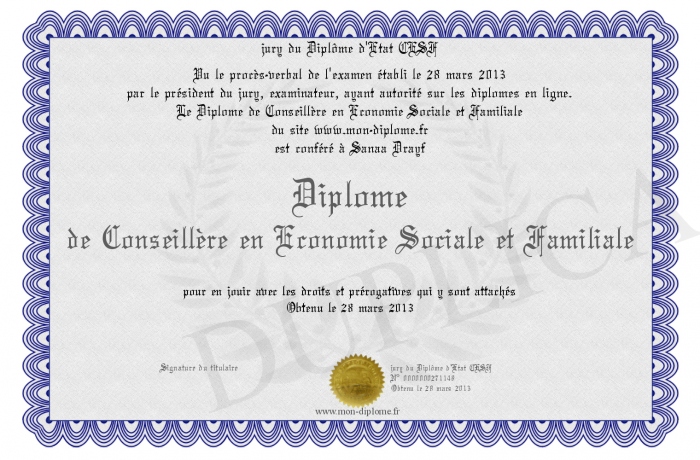 Cned Conseiller En économie Sociale Et Familiale