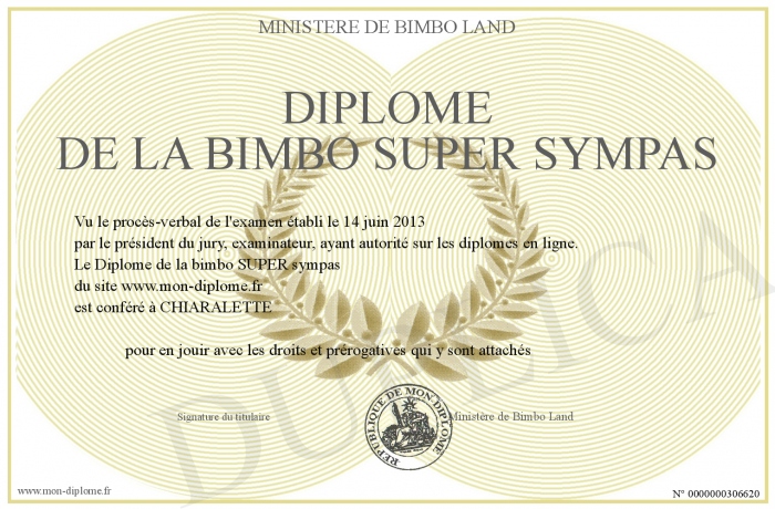 Mon Diplome