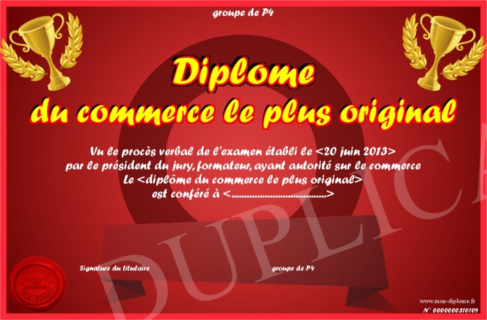 Diplomeducommerceleplusoriginal