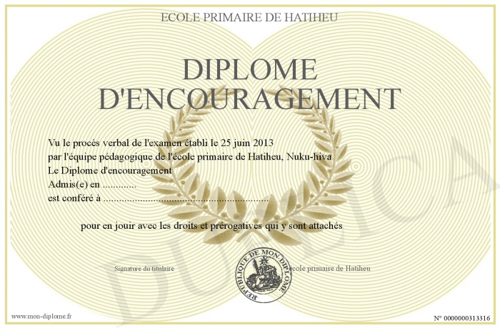 Encouragement Felicitation Et Tableau D Honneur