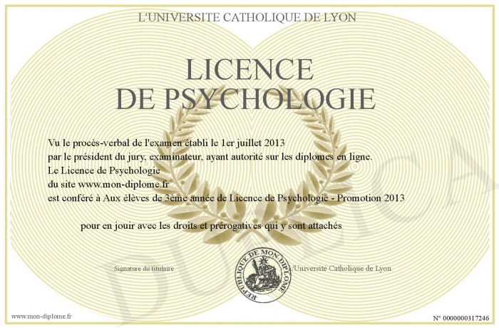 LicencedePsychologie