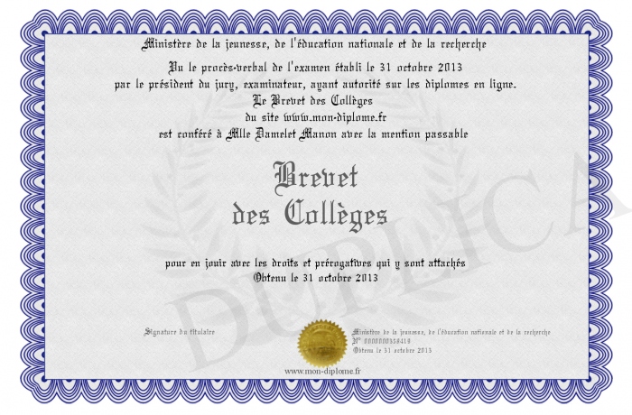 Est-il Obligatoire De Passer Le Brevet Des Collèges Brevet-des-Colleges