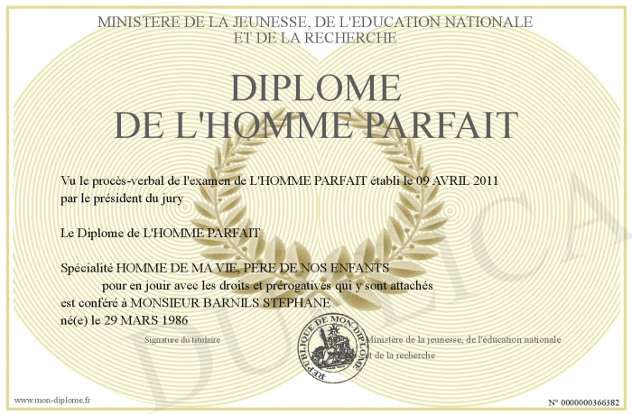 diplome parfait