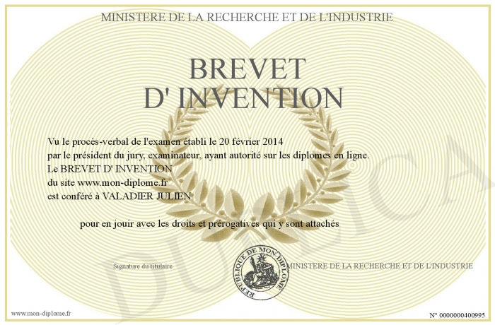 BREVET-D--INVENTION