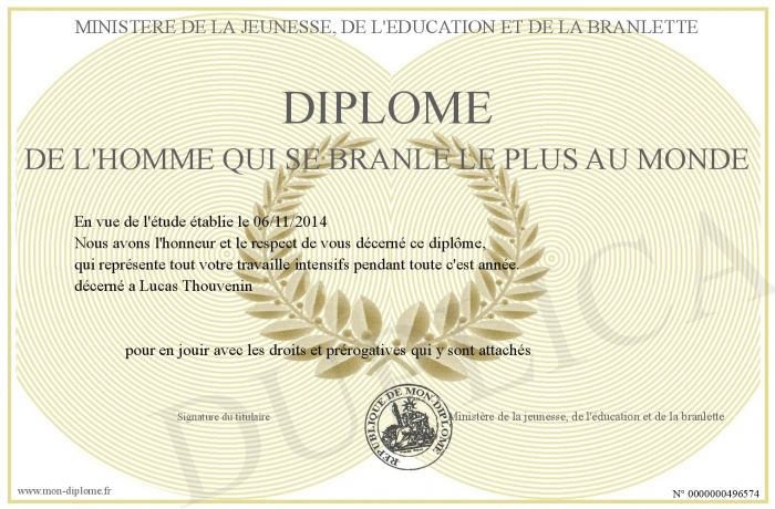 Video De Benjamin Qui Se Branle Diplome-de-l-homme-qui-se-branle-le-plus-au-monde