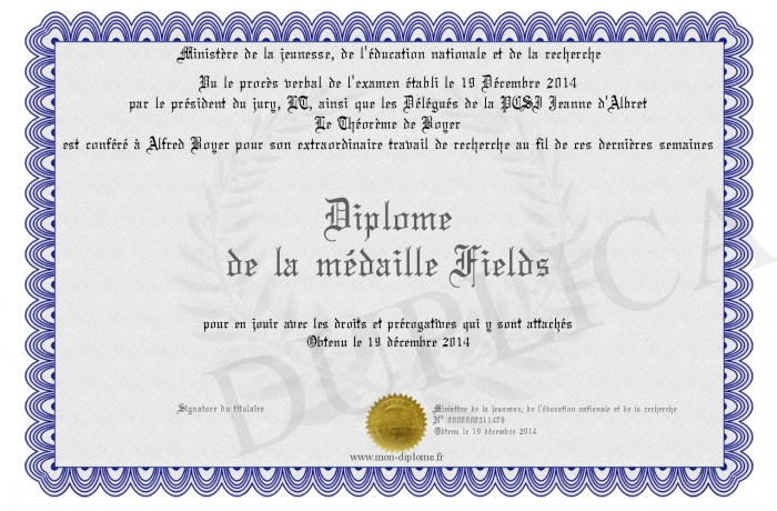 DiplomedelamedailleFields