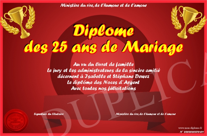 Diplome-des-25-ans-de-Mariage