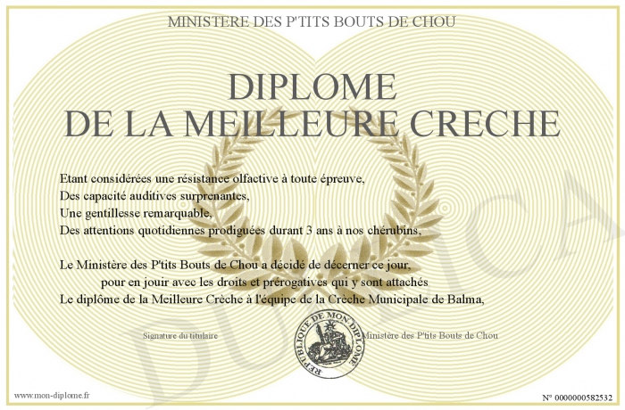 DiplomedelaMeilleureCreche