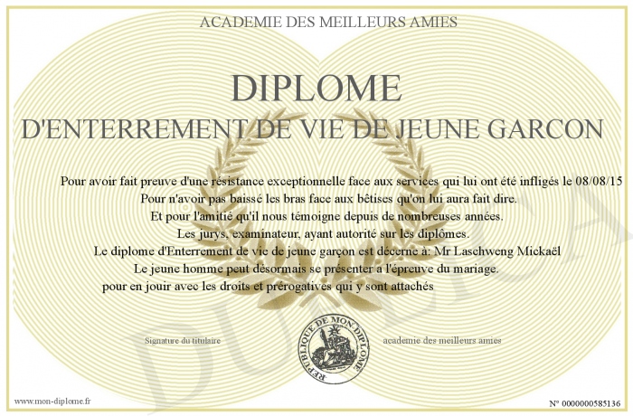 Texte Humoristique Enterrement Vie De Garçon Diplome-d-enterrement-de-vie-de-jeune-garcon