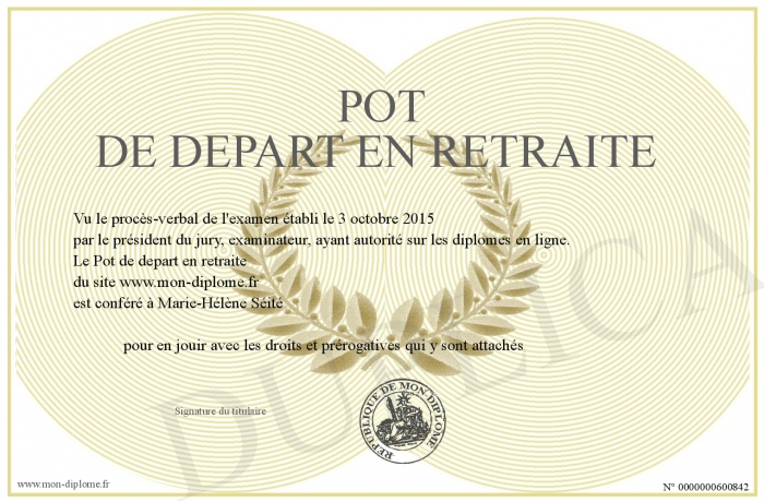 Discours Pour Pot De Départ