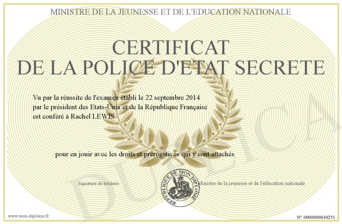 CertificatDeLaPolicedEtatSecrete
