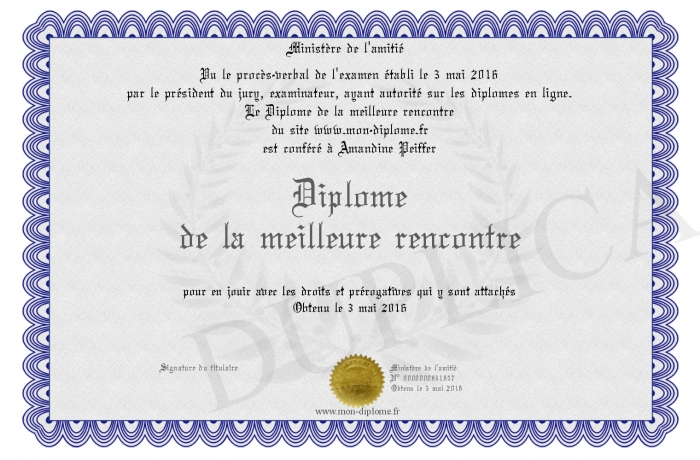 Rencontres diplomes