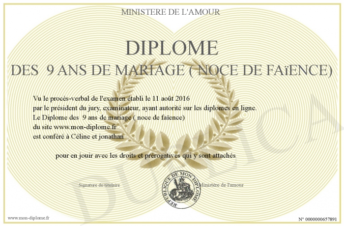Diplome-des--9-ans-de-mariage-(-noce-de-faience)