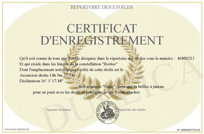 Certificat-d-enregistrement
