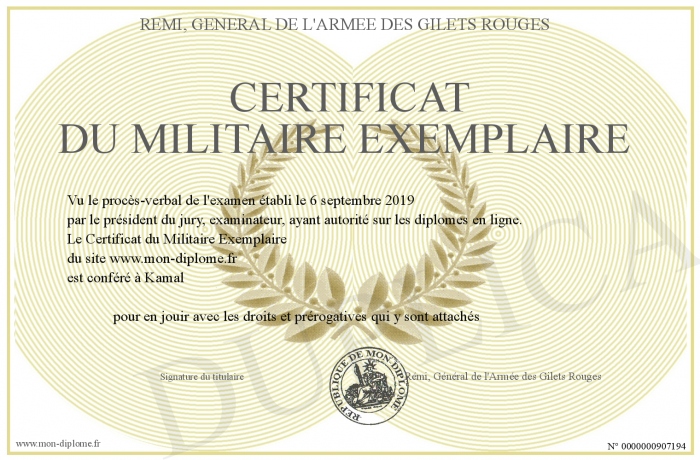 Certificat-du-Militaire-Exemplaire