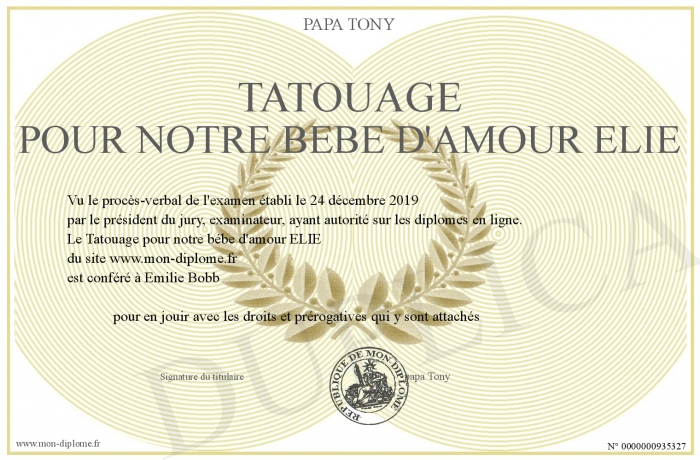 Tatouage-pour-notre-bebe-d-amour-ELIE
