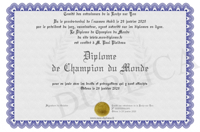 270 champion du monde