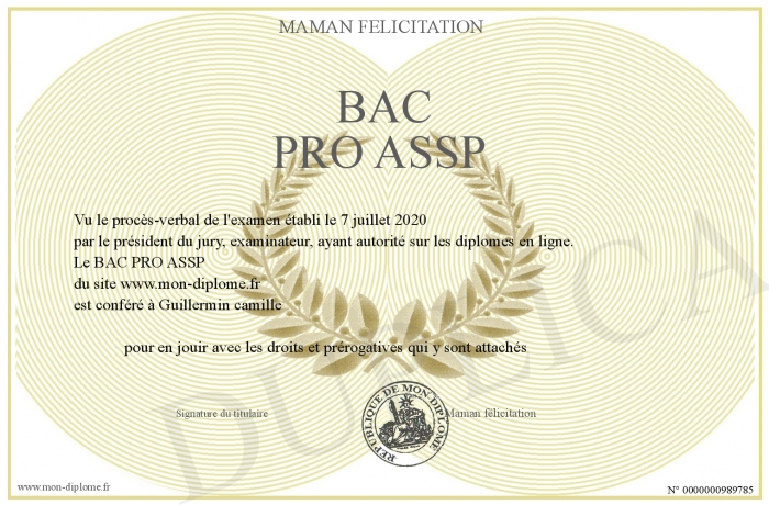 Page De Garde Assp BAC-PRO-ASSP