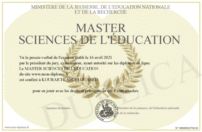 master sciences de l'éducation paris 8