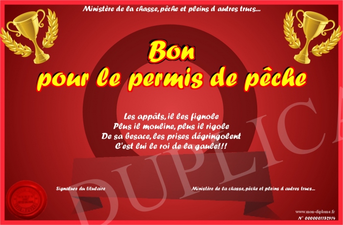 Notre sélection de permis de pêche