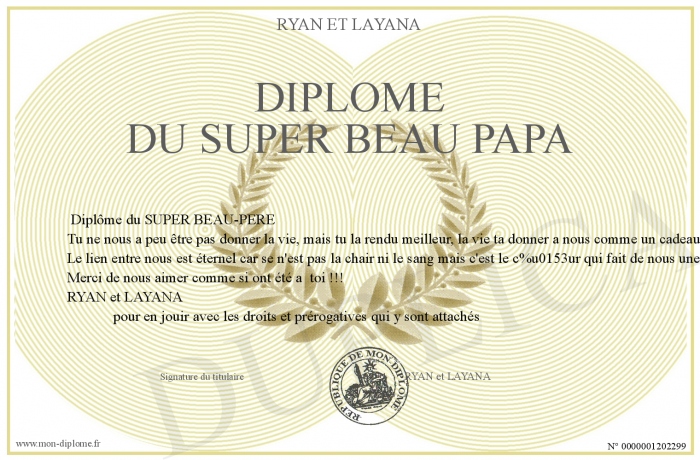 B Paper - Maglietta personalizzata Super Papà