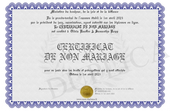 Certificat De Non Opposition Au Mariage