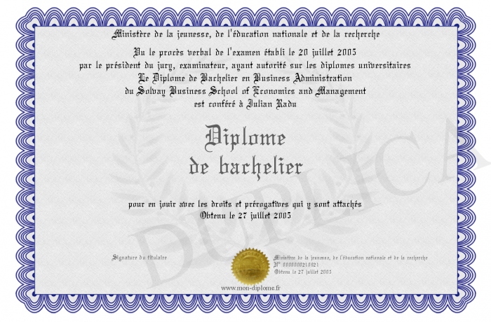 Diplôme Ancien De Bachelier En Droit 1823 - Au Nom Du Roi & Toulouse - Document Historique Vintage