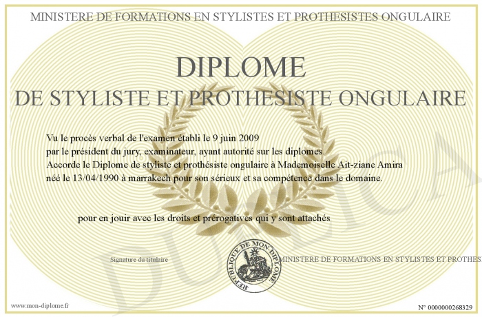 diplôme prothésiste ongulaire - diplôme prothésiste ongulaire obligatoire