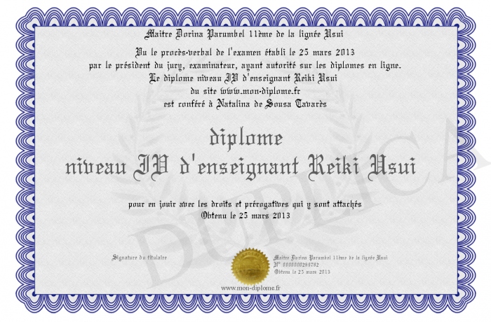 diplôme de niveau iv