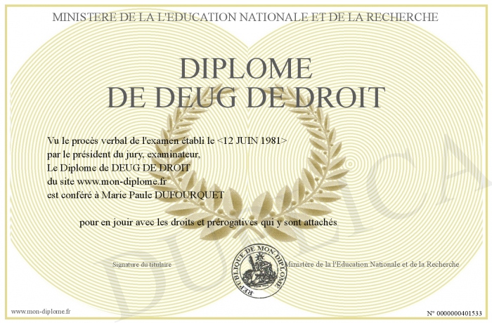 Comment obtenir son deug